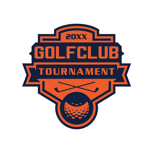 Golf club Tournament logo template 02 Thumbnail