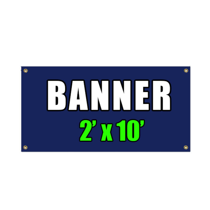 Banner 2' x 10' b210 Banner 2' x 10' Thumbnail