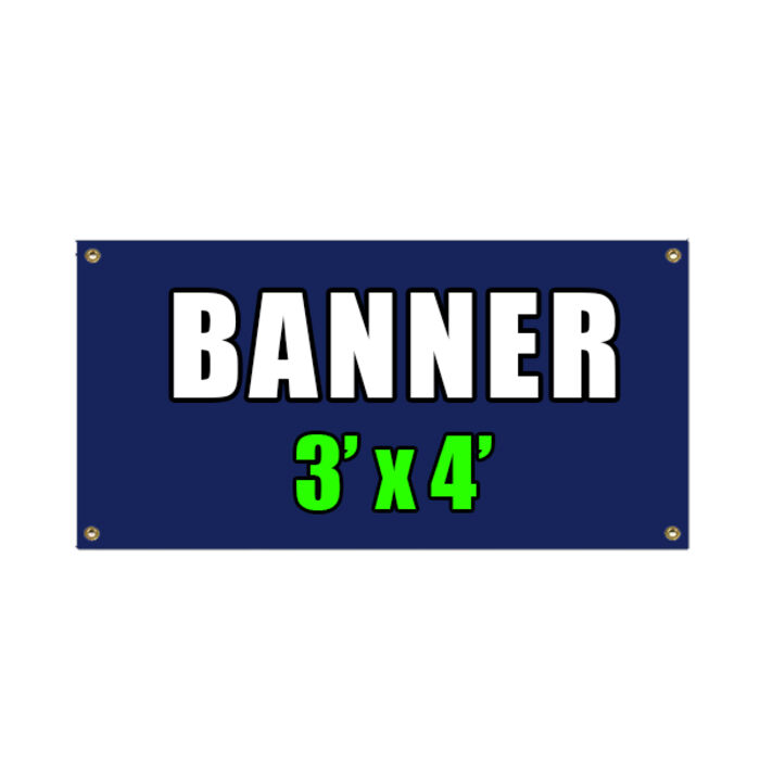 Banner 3 x 4' b34 Banner 3 x 4' Thumbnail