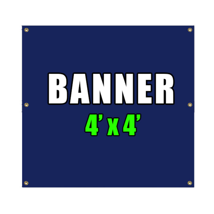 Banner 4' x 4' b44 Banner 4' x 4' Thumbnail
