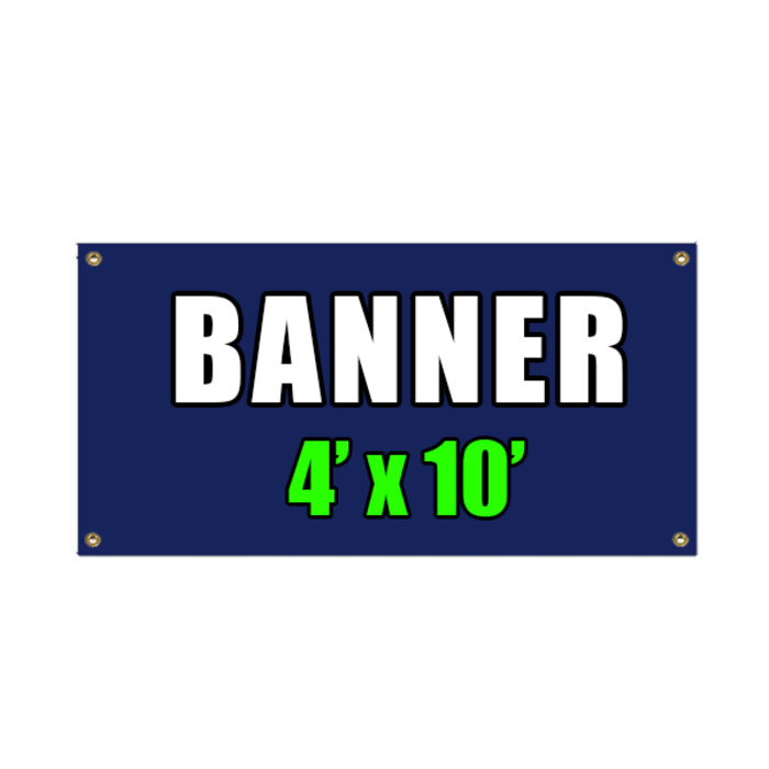 Banner 4' x 10' b48 Banner 4' x 10' Thumbnail