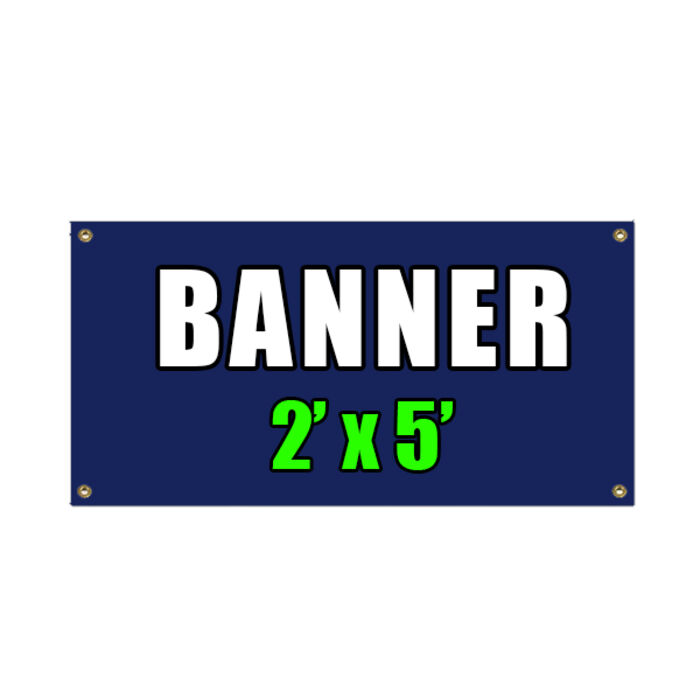 Banner 2' x 5' b25 Banner 2' x 5' Thumbnail