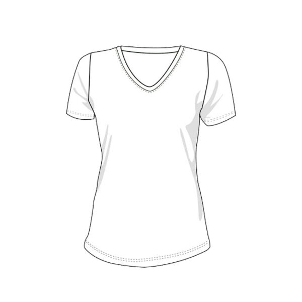 Bella + Canvas Customer Supplied Ladies V-Neck 1005 Customer Supplied Ladies V-Neck Thumbnail