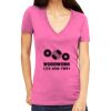 Tultex 214 - Ladies' Slim Fit Fine Jersey V-Neck Thumbnail