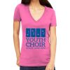 Tultex 214 - Ladies' Slim Fit Fine Jersey V-Neck Thumbnail