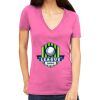 Tultex 214 - Ladies' Slim Fit Fine Jersey V-Neck Thumbnail