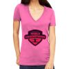 Tultex 214 - Ladies' Slim Fit Fine Jersey V-Neck Thumbnail