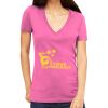 Tultex 214 - Ladies' Slim Fit Fine Jersey V-Neck Thumbnail