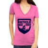 Tultex 214 - Ladies' Slim Fit Fine Jersey V-Neck Thumbnail