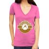 Tultex 214 - Ladies' Slim Fit Fine Jersey V-Neck Thumbnail