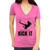 Tultex 214 - Ladies' Slim Fit Fine Jersey V-Neck Thumbnail