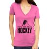 Tultex 214 - Ladies' Slim Fit Fine Jersey V-Neck Thumbnail