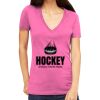 Tultex 214 - Ladies' Slim Fit Fine Jersey V-Neck Thumbnail