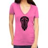 Tultex 214 - Ladies' Slim Fit Fine Jersey V-Neck Thumbnail