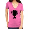 Tultex 214 - Ladies' Slim Fit Fine Jersey V-Neck Thumbnail