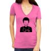 Tultex 214 - Ladies' Slim Fit Fine Jersey V-Neck Thumbnail